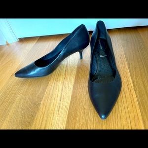 Kitten heel Rockport and AdiPRENE by Adidas pump